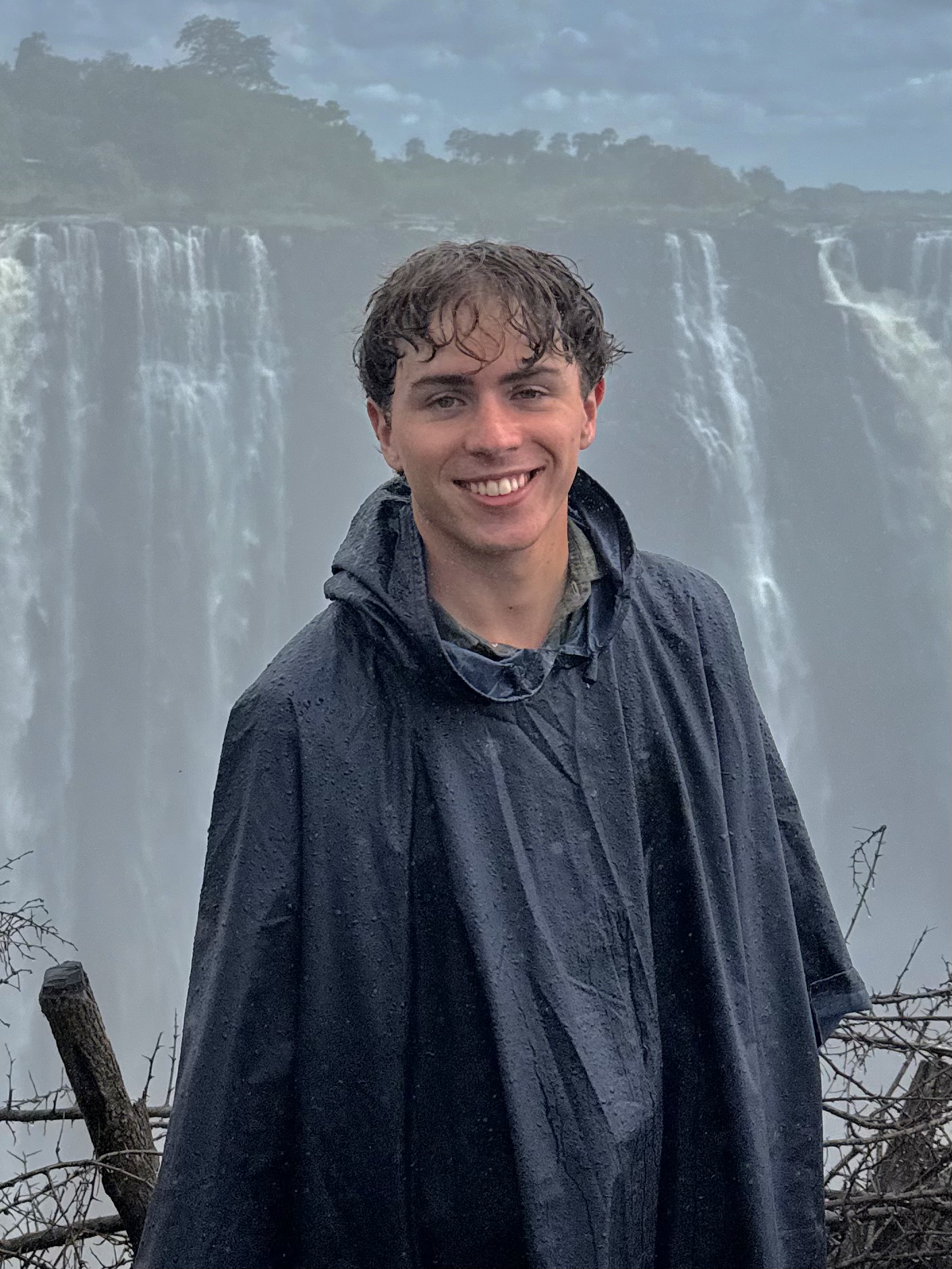 Maxton Rice at Victoria Falls